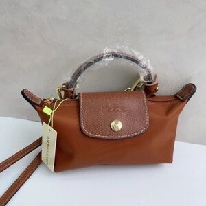 Longchamp Le Pliage Handbag in Brown